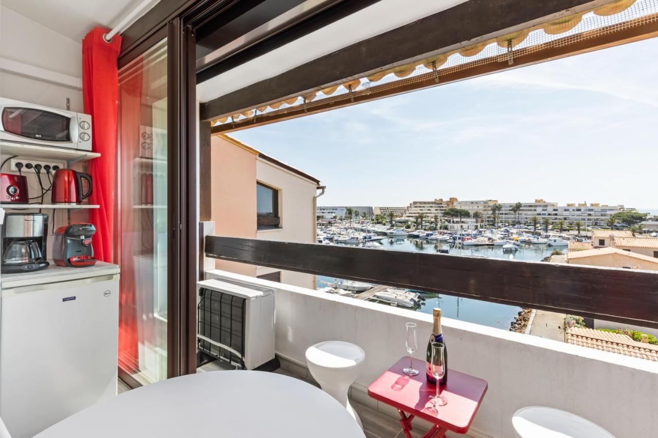 Studio Vue Mer Panoramique, Piscine Port Venus Village Naturiste アグド エクステリア 写真