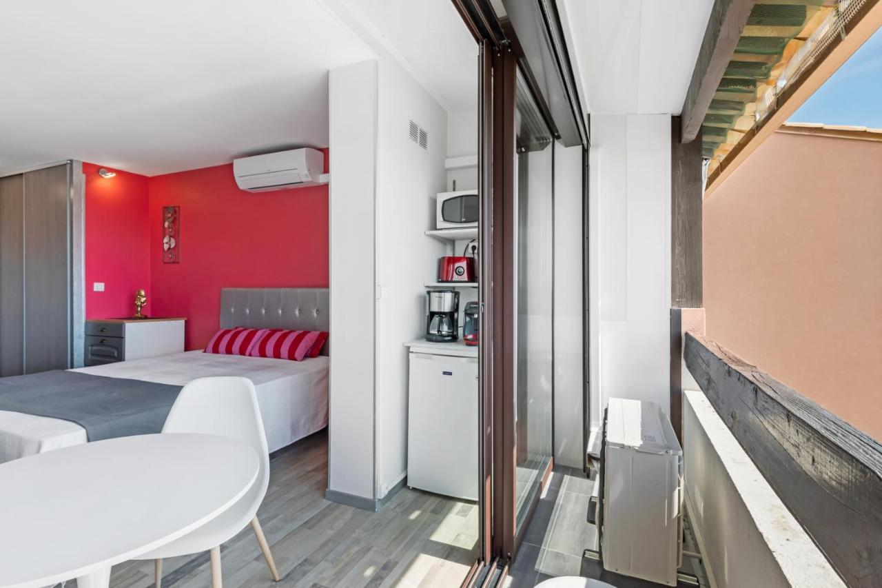 Studio Vue Mer Panoramique, Piscine Port Venus Village Naturiste アグド エクステリア 写真
